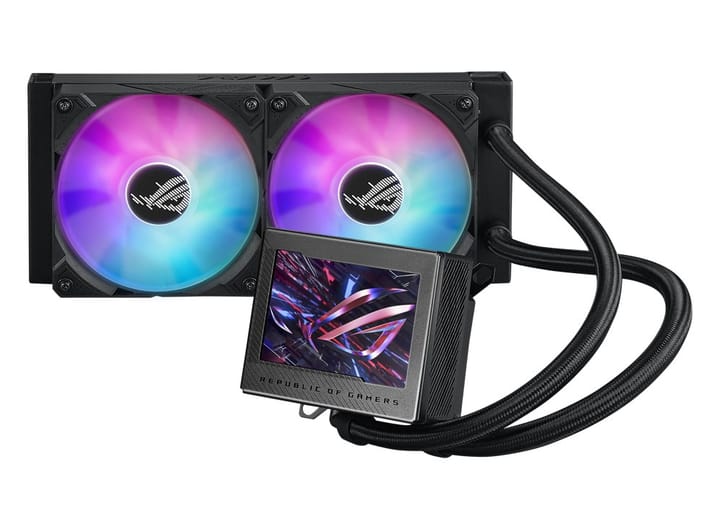 ASUS ROG Ryujin III 240 ARGB Procesorius Universalusis skystinis aušintuvas 12 cm Juoda 1 vnt