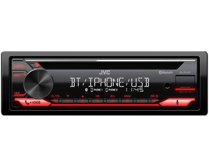 JVC KD-T812BT automobilinis medijos imtuvas