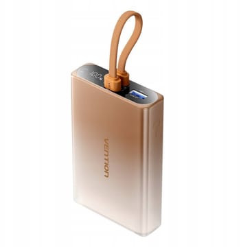 Vention 10000 mAh išorinė baterija su LED ekranu, USB-C + Lightning + USB-A, 22,5 W (vario)