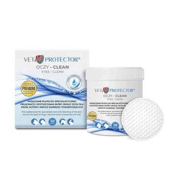 JM SANTE Vet Protector Akys Clean – akių servetėlės – 50vnt