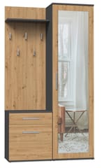 Topeshop GARD DUO ANT/ART KPL prieškambario spintelė