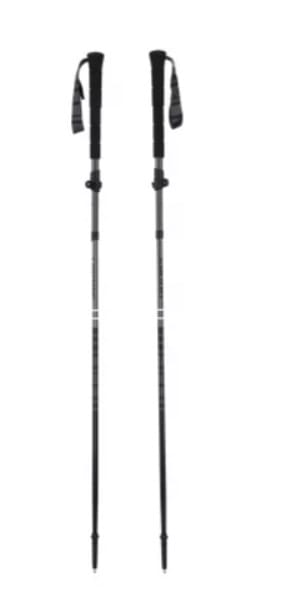 Viking Kettera Pro Long Grip trekingo lazdos juodos/pilkos 135