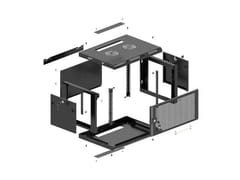 Lanberg WF01-6609-23B lentyna 9U Sieninis stovas Juoda 8