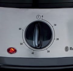 RUSSELL HOBBS Cook@Home 19270-56 garų viryklė 9 l 800 W Sidabras, Juoda 3