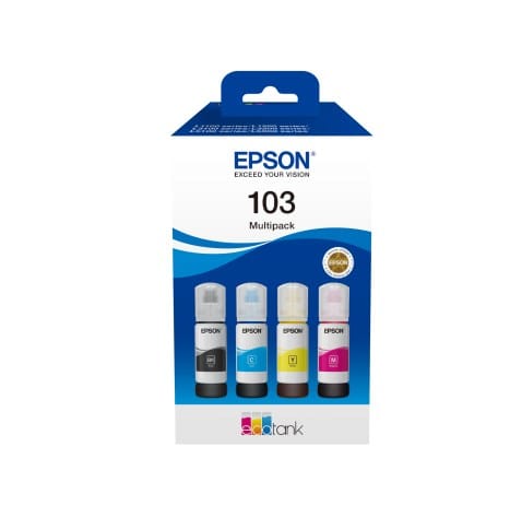Epson C13T00S64A rašalo kasetė 4 vnt Originalus Juoda, Žydras, Rausvai raudona, Geltona