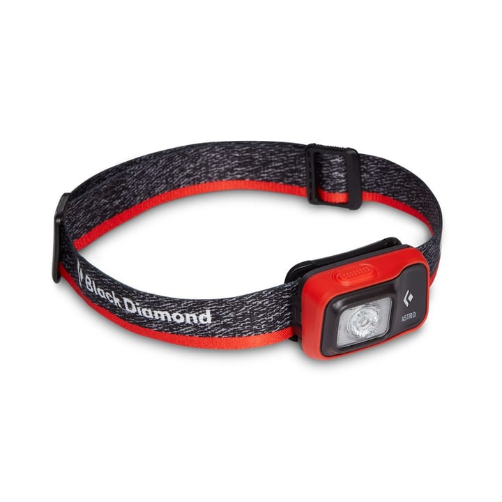 Black Diamond Astro 300 Juoda, Raudona Ant galvos tvirtinamas žibintuvėlis