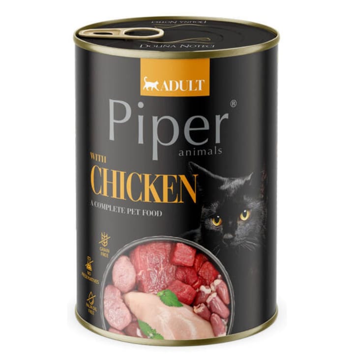 DOLINA NOTECI Piper Sterilised with chicken - šlapias kačių maistas - 400g