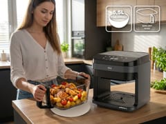 ELDOM FR500 BERIEBALĖ GRUNDUOTUVĖ STIKLINIS INDAS 5,5 L 8