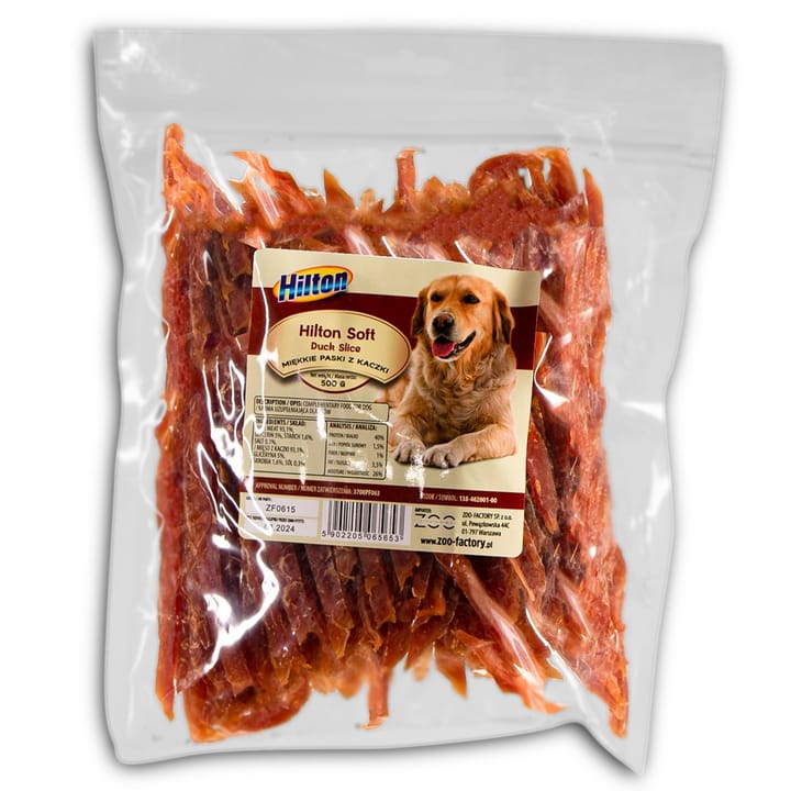 HILTON Soft Duck Slice - skanėstas šunims - 500 g