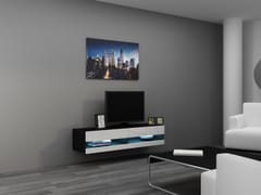 Cama VIGO NEW13CZ/BI svetainės sekcija Spinta daiktams ir garso / vaizdo technikai laikyti 2