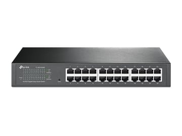 TP-Link TL-SG1024DE tinklo komutatorius Valdomas L2 Gigabit Ethernet (10/100/1000) Juoda