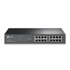 TP-Link TL-SG1016PE tinklo komutatorius Valdomas L2 Gigabit Ethernet (10/100/1000) Maitinimas per Eternetą (PoE) Juoda 1