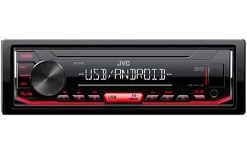 JVC KD-X162 Juoda 200 W