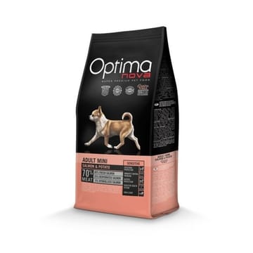 OPTIMANOVA Adult Mini Sensitive Salmon & Potato - sausas maistas šunims - 2kg