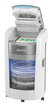 Popieriaus smulkintuvas Leitz 80420000 IQ Optimax AutoFeed 300, P4, 300 lapų, 25 l šiukšliadėžė