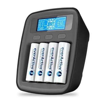 Ni-MH USB-C akumuliatoriaus įkroviklis everActive NC1000MV2