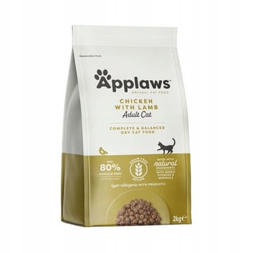 APPLAWS Chicken with lamb - sausas kačių maistas - 2kg