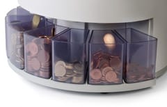 Safescan 1250 EUR monetų skaičiavimo mašina balta 3