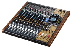 Tascam MODEL 16 garsų maišiklis 16 kanalai 20 - 30000 Hz Juoda, Auksas, Medis 7