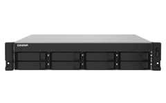QNAP TS-832PXU-RP NAS Stovas (2U) Annapurna Labs AL324 4 GB DDR4 0 TB QNAP Turbo System Juoda 1