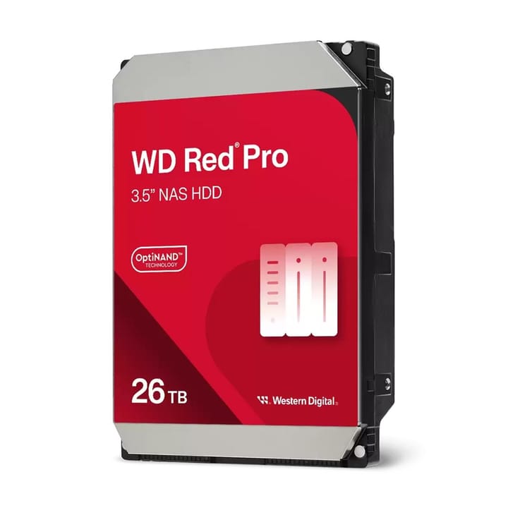 Western Digital Red WD260KFGX vidinis kietasis diskas 3.5" 26 TB „Serial ATA III“