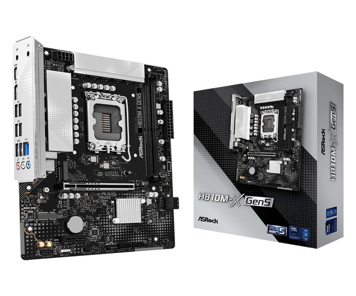 Asrock H810M-X Gen5 Intel H810 LGA 1851 (Socket V1) „micro ATX“