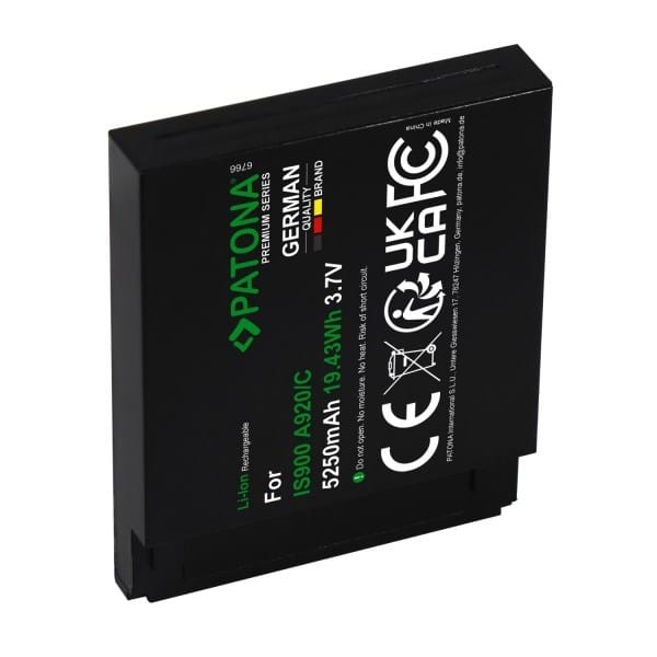 PATONA Pakaitinis akumuliatorius PAX A920 IS900 3,7 V 5250 mAh Li-Ion