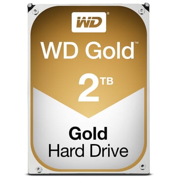 Western Digital Gold vidinis kietasis diskas 2 TB 7200 RPM 128 MB 3.5" „Serial ATA III“