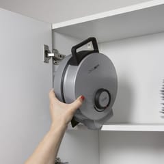 Clatronic HA 3833 1 vafliai 1200 W Juoda, Sidabras 3