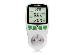 Greenblue GB202 vatmetras Balta 0 - 9999 W Įmontuotas ekranas LCD 3