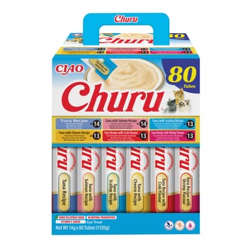 INABA Churu Tuna mix - skanėstas katėms - 80x14g