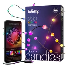 „Twinkly Candies“ LED Kalėdų eglutės žibintai TWKP200RGB-G 6 m 200 lempučių 2