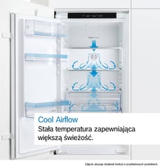 šaldytuvo-šaldiklio derinys BOSCH KIV86VFE1 Įmontuojamas 267 l talpos baltas 5