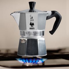 Bialetti Moka Express Mokos gaminimo indas Aliuminis, Juoda 4