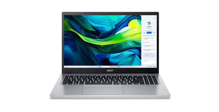 Acer AG15-21PT-R5GQ Ryzen 5 7520U 15.6" FHD Touch AG 8GB LPDDR5 SSD512 BT Win11 Pure Silver (REPACK) 2Y Naujas / Repack