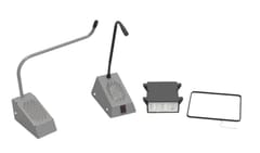 Contacta STS-K035-G-RH Intercom išlenkta dešiniojo mikrofono sistema, laisvai pastatoma 1