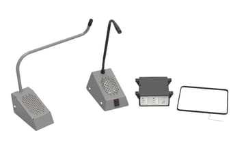 Contacta STS-K035-G-RH Intercom išlenkta dešiniojo mikrofono sistema, laisvai pastatoma