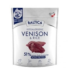 BALTICA Nutraceutic Hypoallergenic Small breeds Venison with rice - sausas maistas šunims - 1kg 1