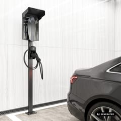 „Maclean“ sieninis laikiklis elektromobilio įkrovimo kabeliui ir jungčiai, universalus, „Type 2“, maks. apkrova 10 kg, MC-901 6