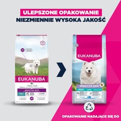 EUKANUBA Special care Sensitive skin Mono - sausas maistas šunims - 2,3kg 2
