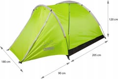 Turistinė stovyklavimo palapinė 2 x 2 m „Alpenair Pro“ tinklelis nuo uodų 5
