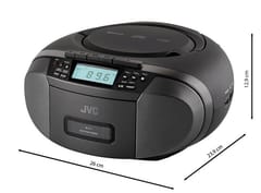 JVC RC-E444B Radijo grotuvas Juodas 8