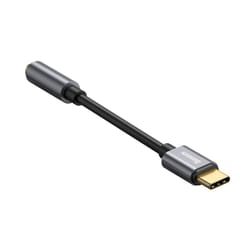 Baseus L54 mobiliojo telefono laidas Juoda, Pilka USB C 3.5mm 3