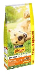 PURINA Friskies Balance Chicken with vegetables - sausas maistas šunims - 10 + 5kg
