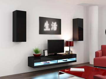 Cama VIGO NEW10CZ/CZ svetainės sekcija Spinta daiktams ir garso / vaizdo technikai laikyti