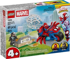 LEGO MARVEL 11206 Spidey ant savo motociklo prieš Rhino