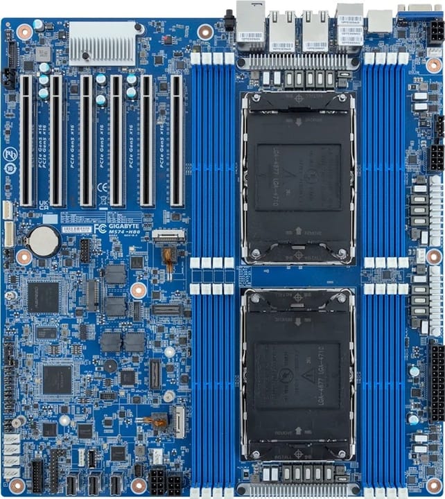 GIGABYTE MS74-HB0 pagrindinė plokštė Sistema viename luste Socket LGA4710 Prailgintas ATX