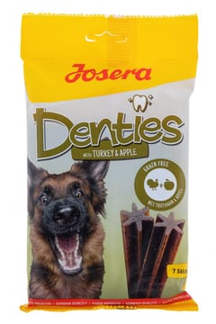 JOSERA Denties Turkey with apple - skanėstas šunims - 180g
