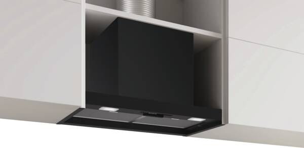 Bosch Serie 2 DBB63BC60 gartraukis Įmontuojama Juoda 384 m³/h
