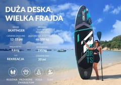 SUP lenta „SKATINGER Grey sports“ 350x89x15, skirta jogai 3